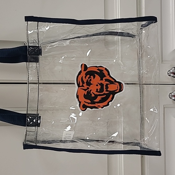 Chicago Bears Clear Tote Bag - Picture 2 of 9